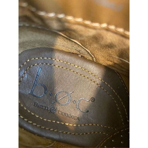 BØC Born Concept Brown Leather Bootie Women’s Size 8/39 - Picture 7 of 10